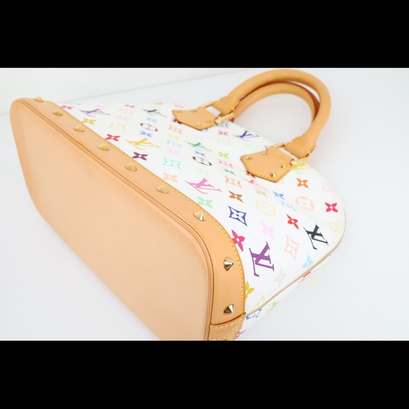 💔SOLD💔 Louis Vuitton Multicolor Alma PM Tote Bag - Picture 15 of 16